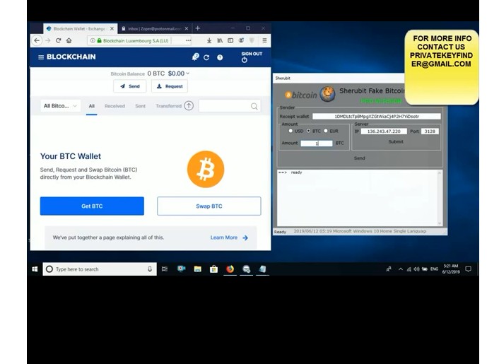 Fake Bitcoin Sender Software Now available for Purchase
